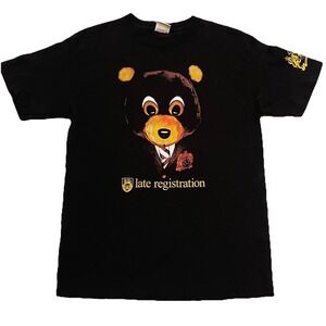 Kanye West Late Registration Rap Shirt Bear Rare Mens Large Dropout